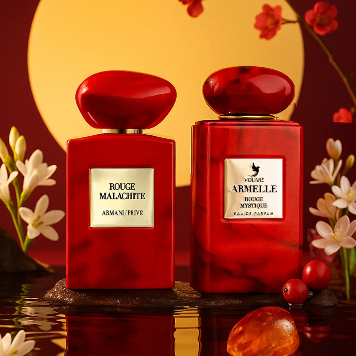 Armelle Rouge Mystique بديل ارماني برايف روج ملاكيت (100مل للجنسين) - Image 2