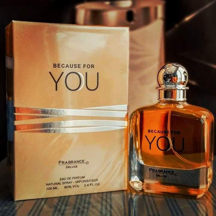 BECAUSE FOR YOU بديل سترونجر وذ يو ارماني (100ml ستاتي) - Image 2