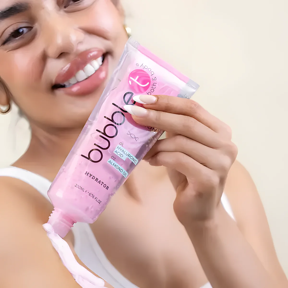 Hyaluronic Hybrid Body Lotion 200ml - BL1002 لوشن الجسم المرطب بحمض الهيالورونيك وزيت اللوز - Image 2