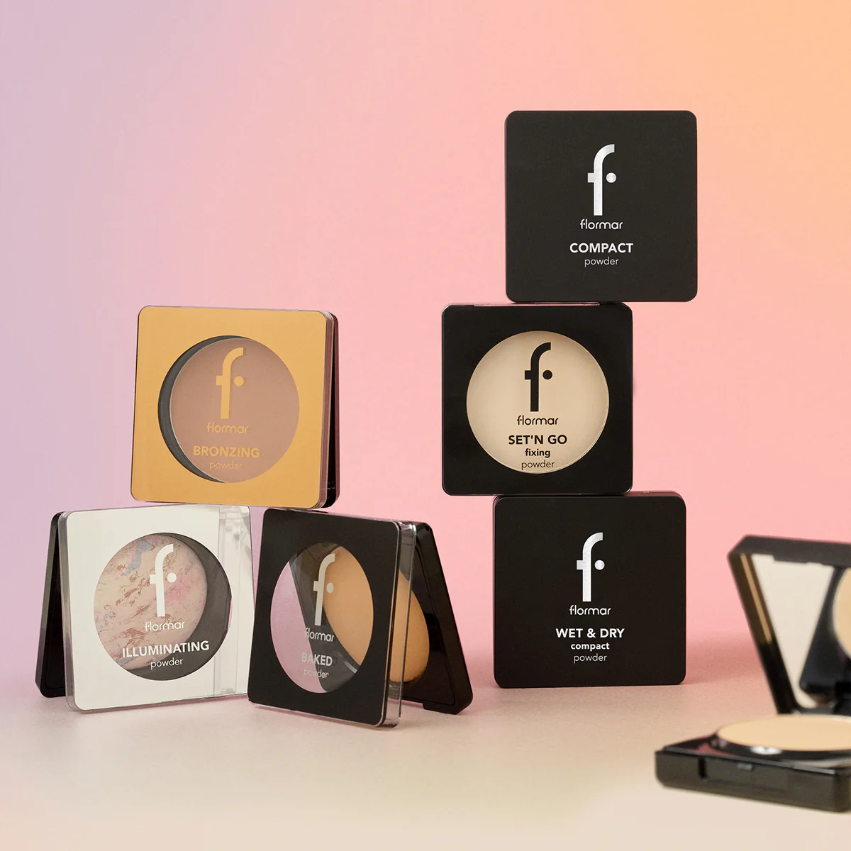 C.Powder Compact Powder بودرة مضغوطة من فلورمار - Image 7