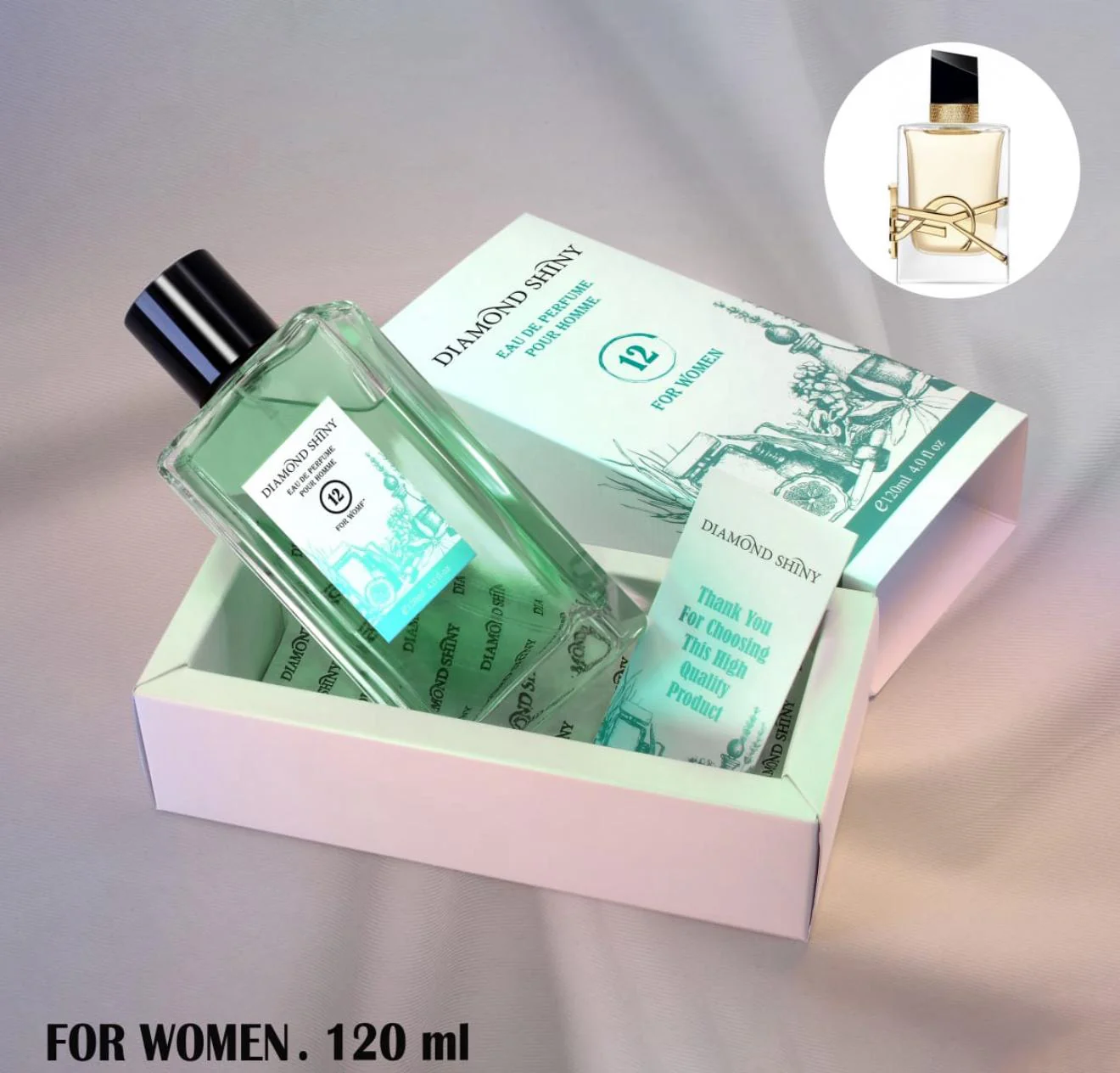 DIAMOND SHINY 12 بديل ليبر ايف سان لوران (120مل ستاتي)