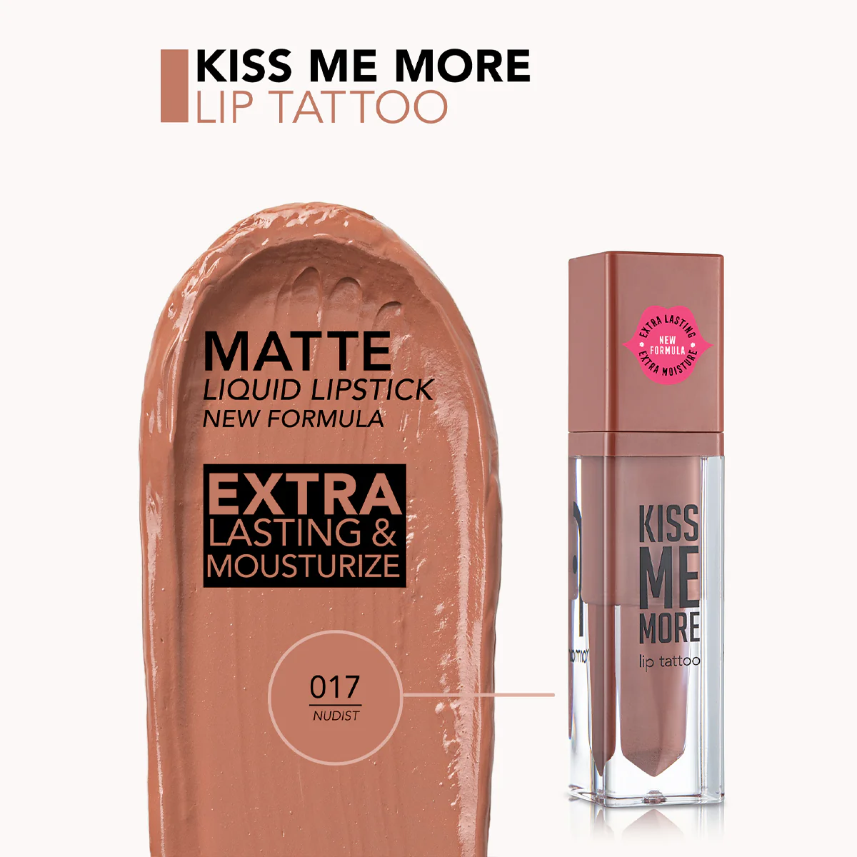 Kiss Me More Lip Tattoo – New فلورمار أحمر شفاه سائل - Image 10