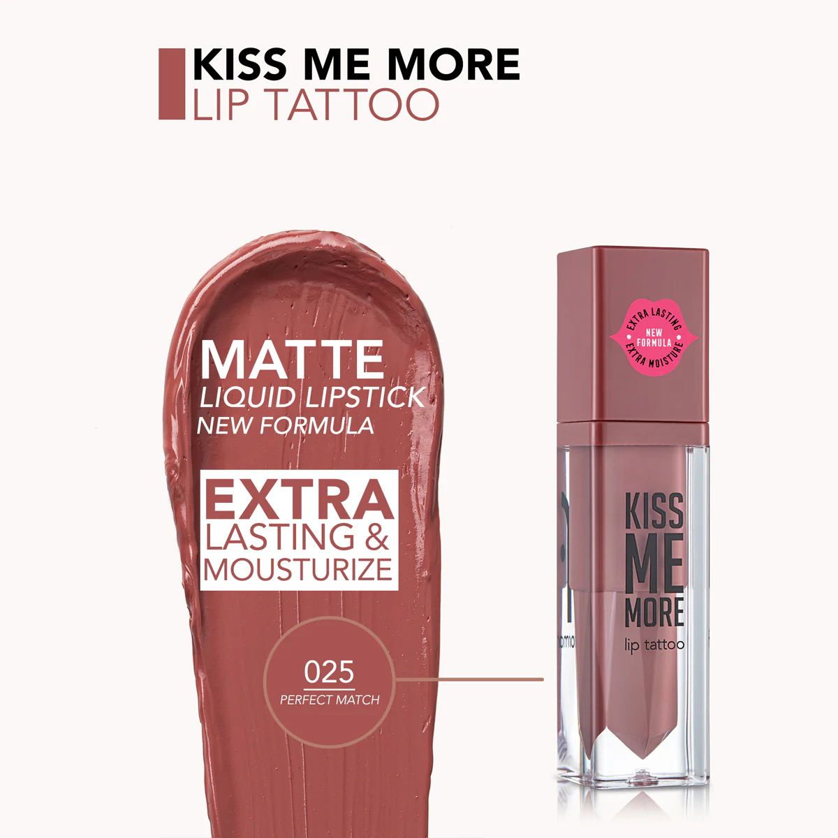 Kiss Me More Lip Tattoo – New فلورمار أحمر شفاه سائل - Image 12
