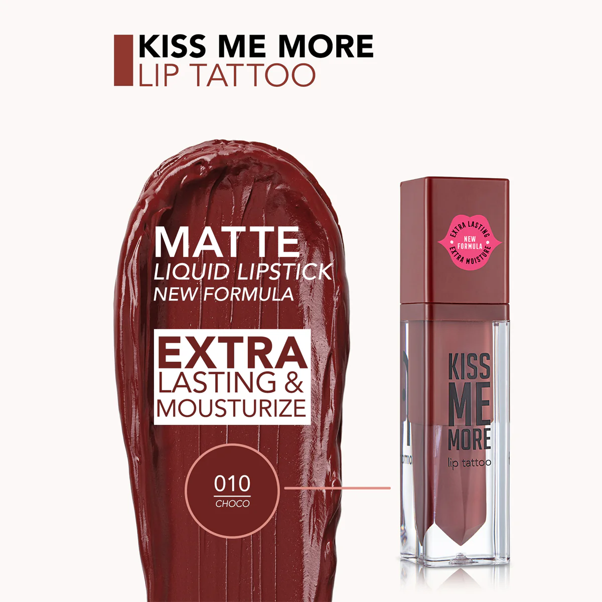 Kiss Me More Lip Tattoo – New فلورمار أحمر شفاه سائل - Image 13