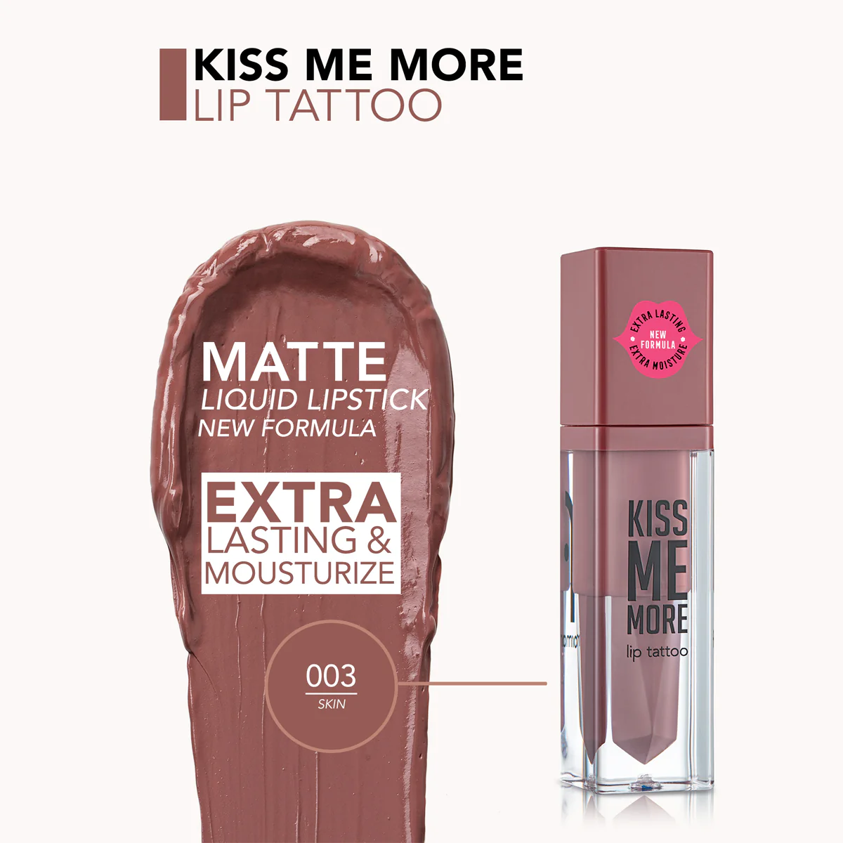 Kiss Me More Lip Tattoo – New فلورمار أحمر شفاه سائل - Image 4