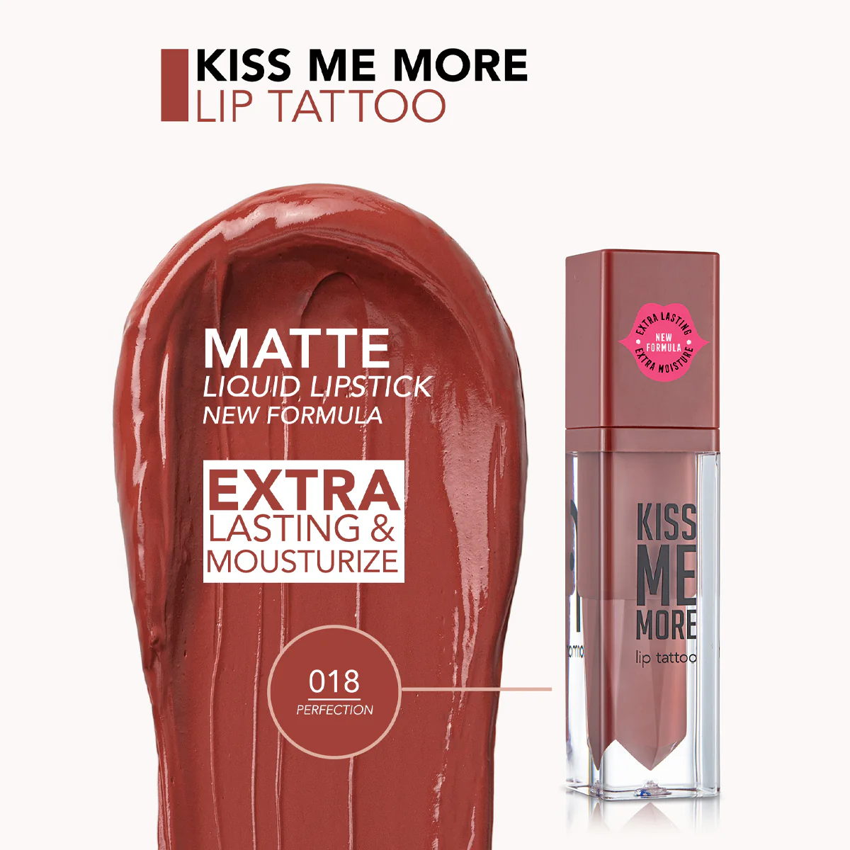 Kiss Me More Lip Tattoo – New فلورمار أحمر شفاه سائل - Image 9