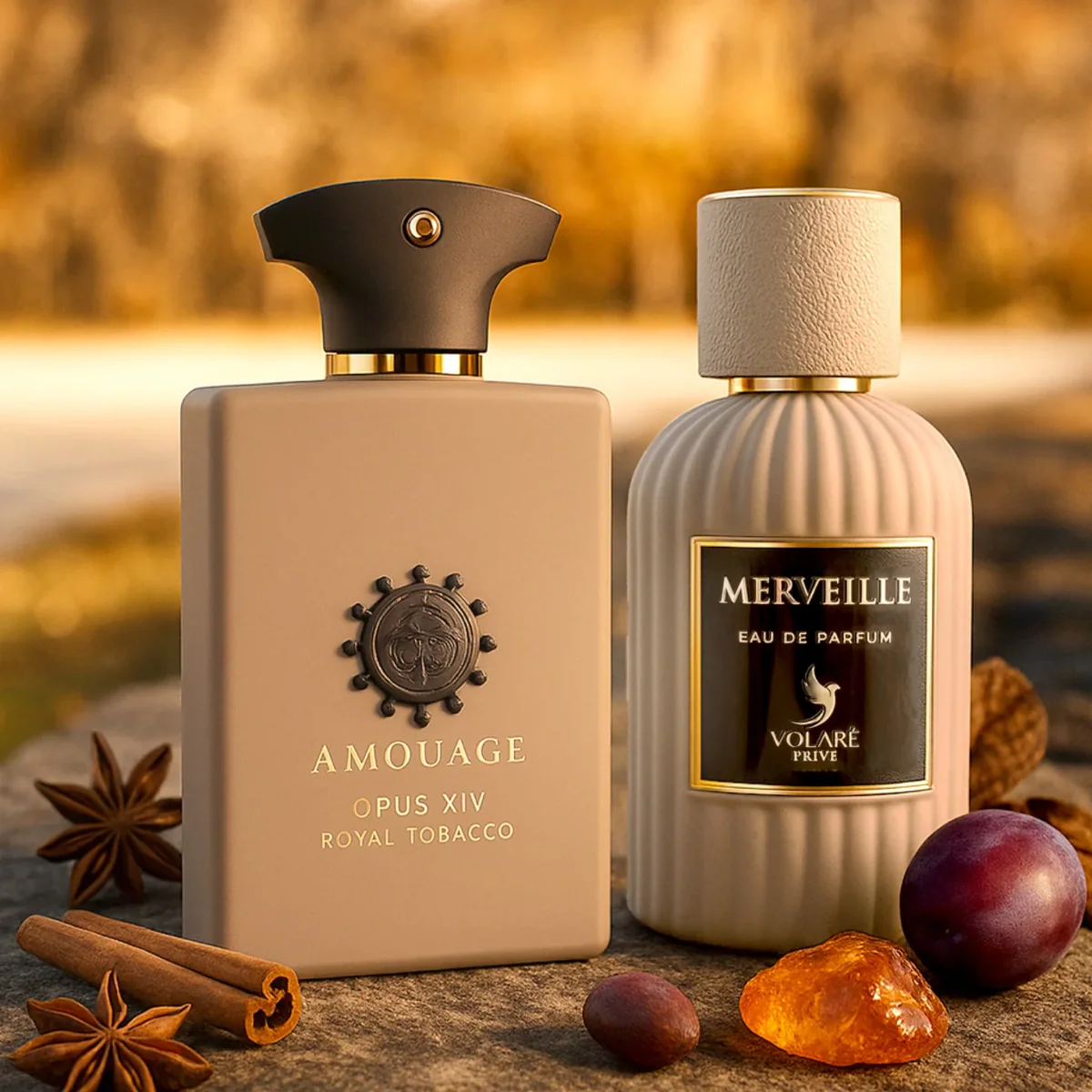 Marveille VOLARE بديل عطر امواج اوبس xiv رويال توباكو (100مل للجنسين) - Image 2