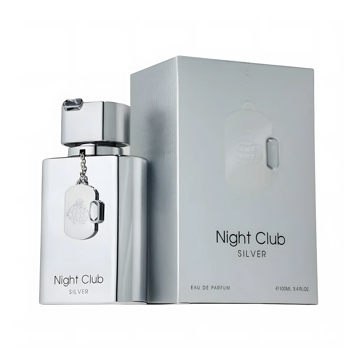 Night Club Silver Fragrance World نايت كلوب سلفر (100ml رجالي) - Image 2