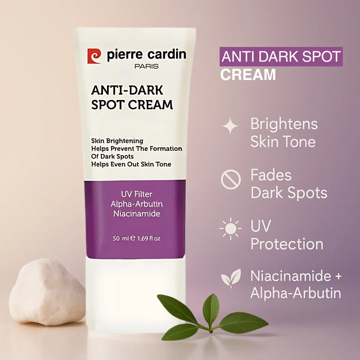 PIERRE CARDIN - Anti-Dark Spot Cream 50ml كريم لعلاج وتفتيح البقع الداكنة - Image 2