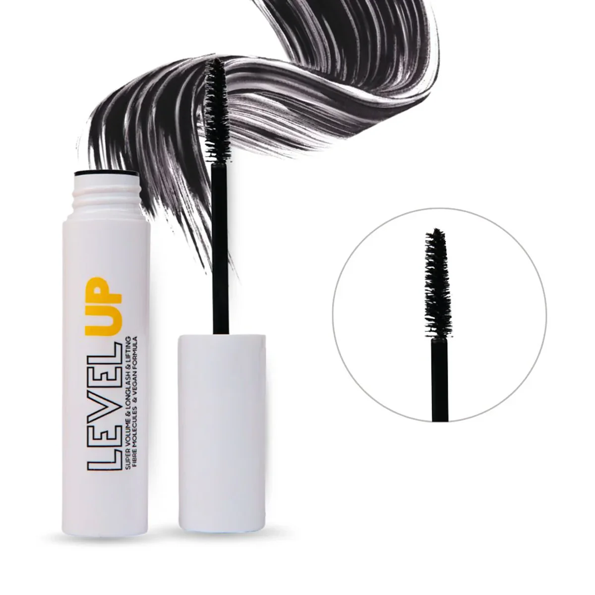 PIERRE CARDIN - Level Up Mascara Super Volume & Long Lash Lifting ماسكارا لرفع وتكثيف الرموش (البيضاء) - Image 3