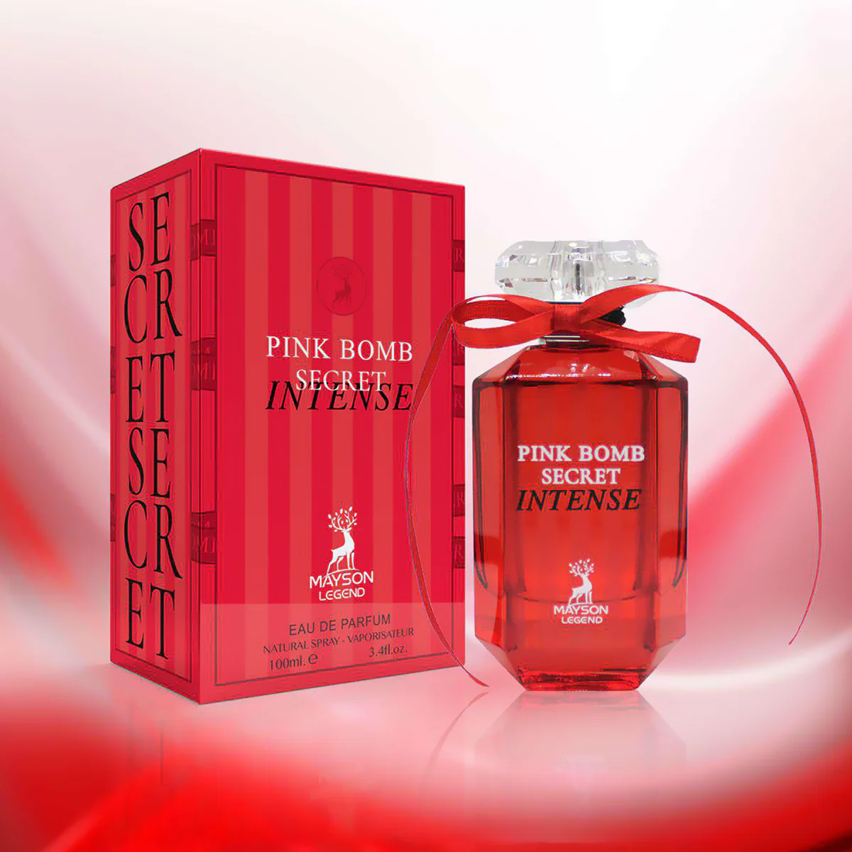 PINK BOMB SECRET INTENSE (100ml ستاتي) بديل فيكتوريا سيكريت بومبشيل - Image 3