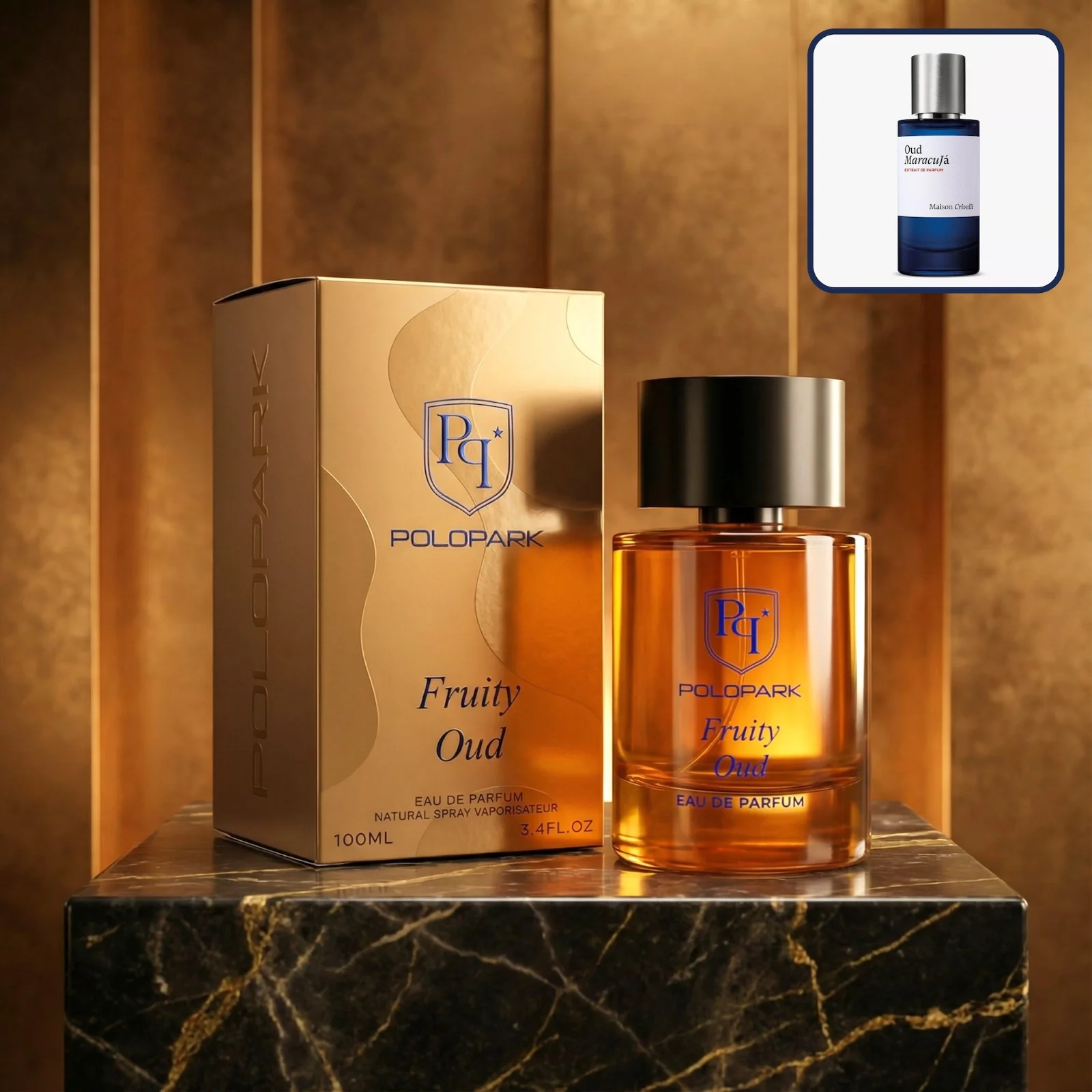 POLOPARK FRUITY OUD بديل عود ماراكوجا (100مل رجالي) - Image 2