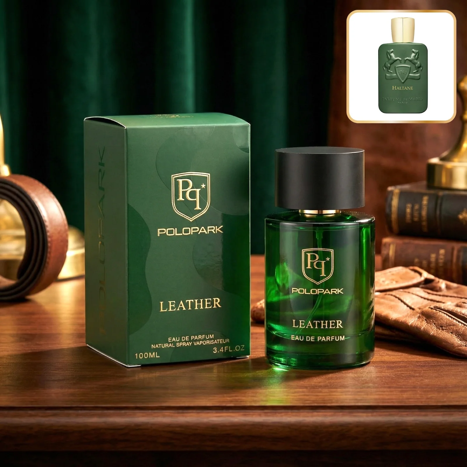 POLOPARK LEATHER بديل دي مارلي هالتان (100مل رجالي) - Image 2