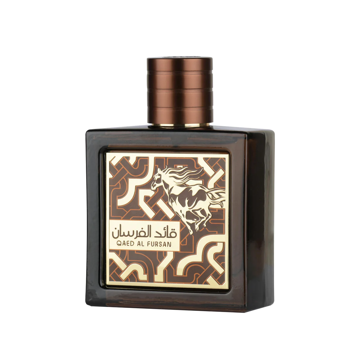 Qaed Al Fursan Untamed Lattafa قائد الفرسان انتميد البني من لطافة (90ml رجالي) - Image 2