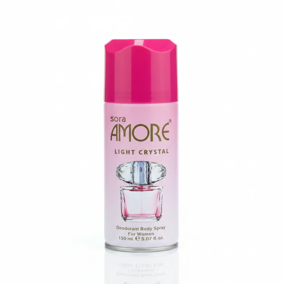 SORA AMORE LIGHT CRYSTAL مزيل عرق ستاتي برائحة عطر فرزاتشي برايت كريستال (150مل)